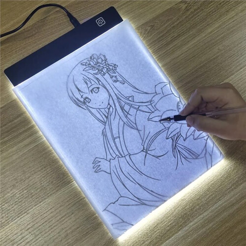 A5 LED Drawing Copy Pad for Kids: 3-Level Dimmable Light Board with Adjustable Settings Drawing Tablet Tools 2