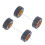 Car Model Wheels Set with Replaceable Scale Model Tires, Easy Installation and Enhanced Performance 1