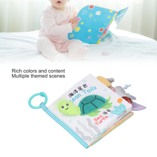 Baby Animal Tail Book with Crinkle Pages 2