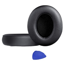 For  Studio 2.0 Studio 3.0 Wireless Wired Headphone Replacement Ear Cushions Ear Pads Protein Leather Black