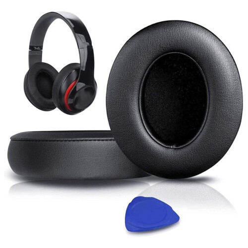 For  Studio 2.0 Studio 3.0 Wireless Wired Headphone Replacement Ear Cushions Ear Pads Protein Leather Gray