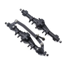RC Portal Axle Set for Axial SCX24 1/24 Crawler, Front and Rear Axles, Enhanced Ground Clearance Upgrade