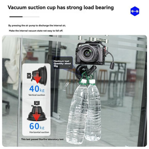 Action Camera Mount Car Suction Camera Cup Mount 360 Rotatable Windshield Suction Cup for  Pocket 3// 1