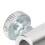 Silver Eyebrow Pencil Sharpener with Fixing Screw Duckbill Style Precise Tool 9