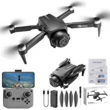 1080P FPV Brushless Motor Drone for Adults with Obstacle Avoidance, Follow Me Mode, Altitude Hold, Black