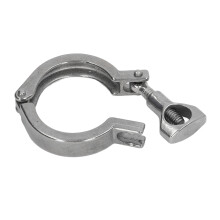 304 Stainless Steel Triple Clamp with Wing Nut for Hose Pipe, 25mm