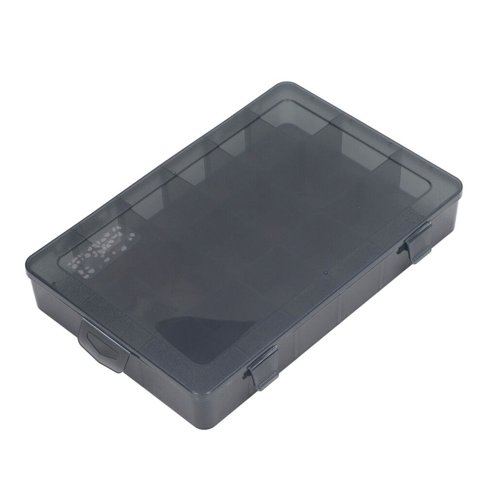 Multi-Compartment Parts Box, Removable Dividers, 18 Grids, Transparent Plastic Storage For Jewelry And Hardware 9341389572452
