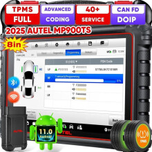 Valise diagnostic TPMS - AUTEL - MP900-TS - 40+ services - Codage ECU avancé - Réapprentissage 99% capteurs