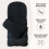 My Babiie Universal Footmuff - Black 2