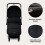 My Babiie Universal Footmuff - Black 4