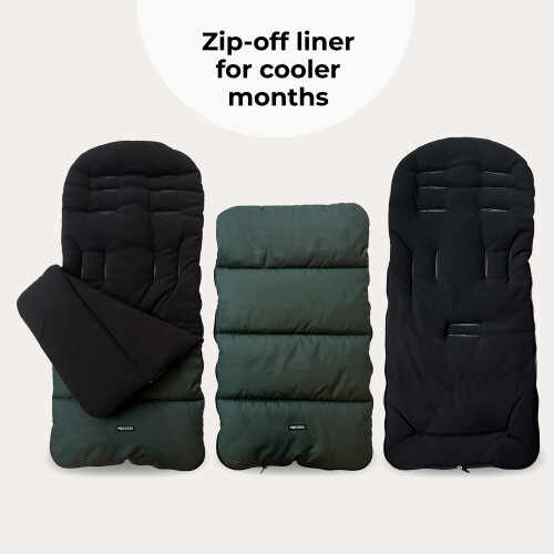 My Babiie Universal Footmuff - Forest Green 2