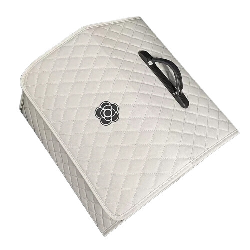 White PU Leather Car Trunk Box 1