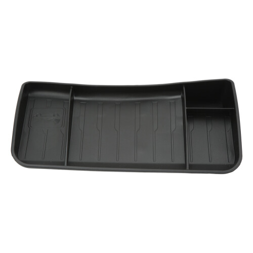 Automobile Dashboard Storage Box for Tesla Model 3/Y Black TPE Rear Screen Replacement 2