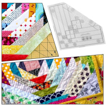 Haushalts-Nählineal 60cm x 15cm aus Acryl für präzises Quiltmachen
