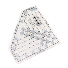 Mini-Acryl-Quiltruler 138 x 138 mm Präzise Skala für 15-25 cm Quiltblöcke
