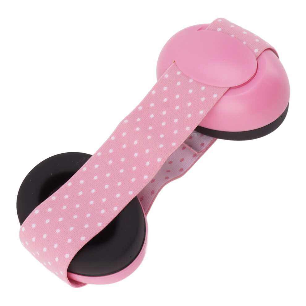 Baby Earmuffs Infant Noise Canceling Headphones Abs Headband Up To 2 Months Unisex Kids Pink
