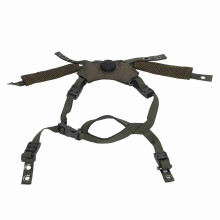 Cintura regolabile a dial per sospensione e cinturino mentoniera per casco MICH Verde OD, in nylon, 128g