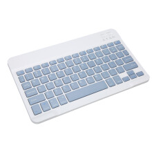 Ultra-schlankes kabelloses Tablet-Tastatur mit automatischem Ruhemodus & Bluetooth in Nebelblau
