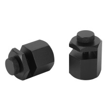 Équerre de menuisier en alliage d'aluminium noir pour angle de 90, pince à équerre
