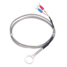 Termocoppia in acciaio inossidabile di tipo K, diametro 14 mm, lunghezza 1 m, massimo 1000C
