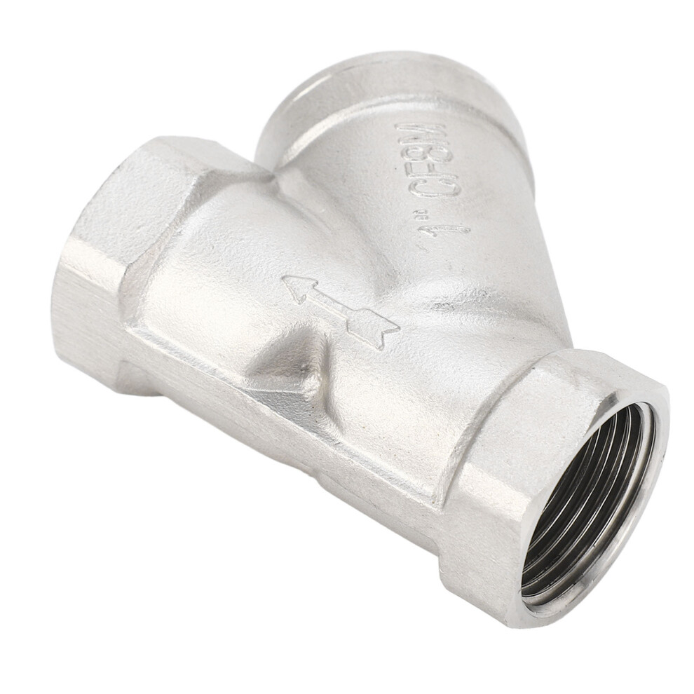 Stainless Steel Y Strainer 1 Inch Dn25 Female Thread Water Oil Gas Durable 8041389576986