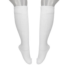 Dicke Baumwollgatter-Socken Unisex Schutzhosen für Degen Säbel Weiß S