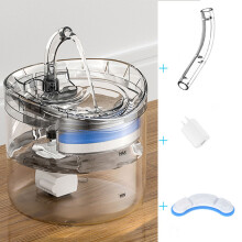 8PCS Blue White Cotton Cat Fountain Filter Replacement for Pet Water Dispenser