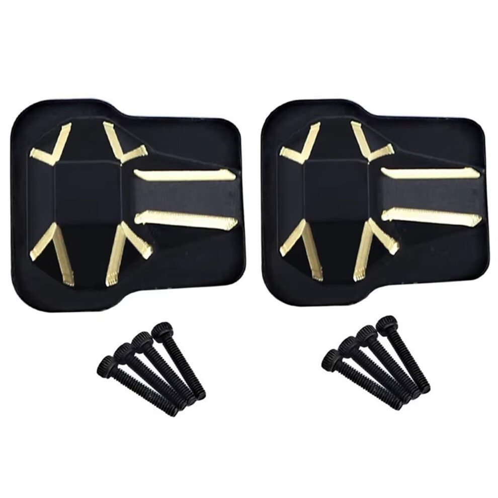 Trx4m Brass Axle Covers 9787 Upgrade Parts For Traxxas 1/18 Crawler, Durable Metal For Enhanced Stability 9073542577706