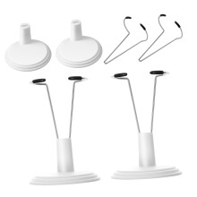 Sturdy Doll Display Stands 4 Pack Adjustable Doll Holder Stands for Collectible Figures