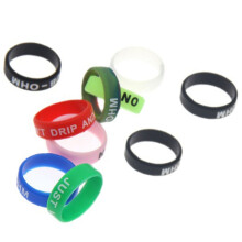 10 pezzi Anelli di silicone impermeabili luminosi da 22 mm antiscivolo per pesca