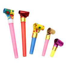 Colorful Party Blowers Set 5 Pack Noise Makers for Birthday Celebrations and Instant Party Fun