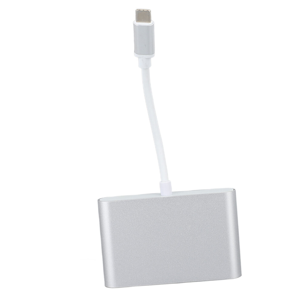Aluminum Usb C Docking Station With Hdmi, Vga & 3.5Mm Audio Silver 6931389580811