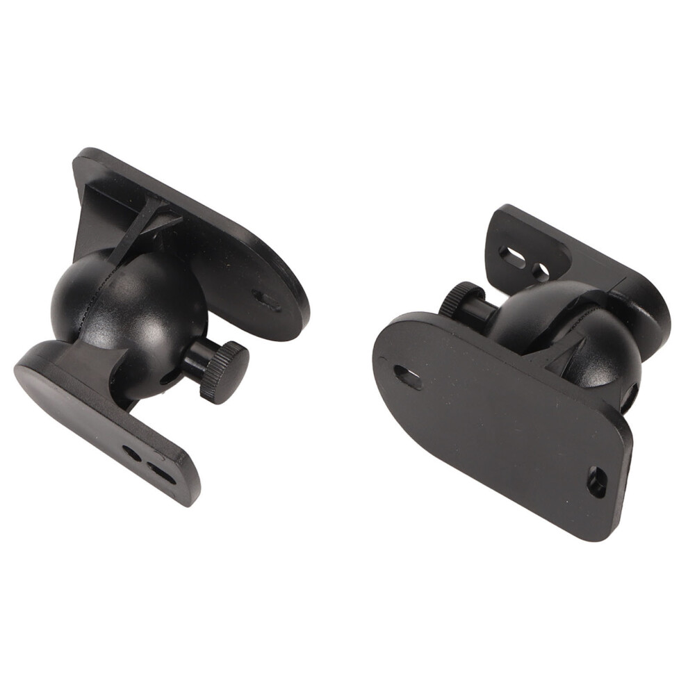 2Pcs Abs Speaker Wall Mounts Â Space Saving, Easy Install, Flexible & Stable 7891389581555