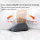 Memory Foam Lumbar Support Cushion Dark Grey 11