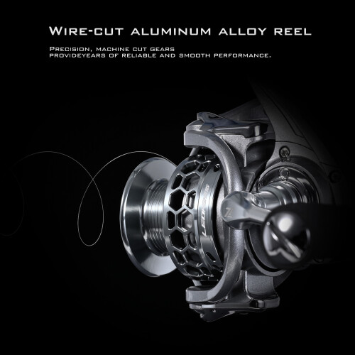 SK1000 0.15mm/180m Spinning Reel 5.5:1 Black 1