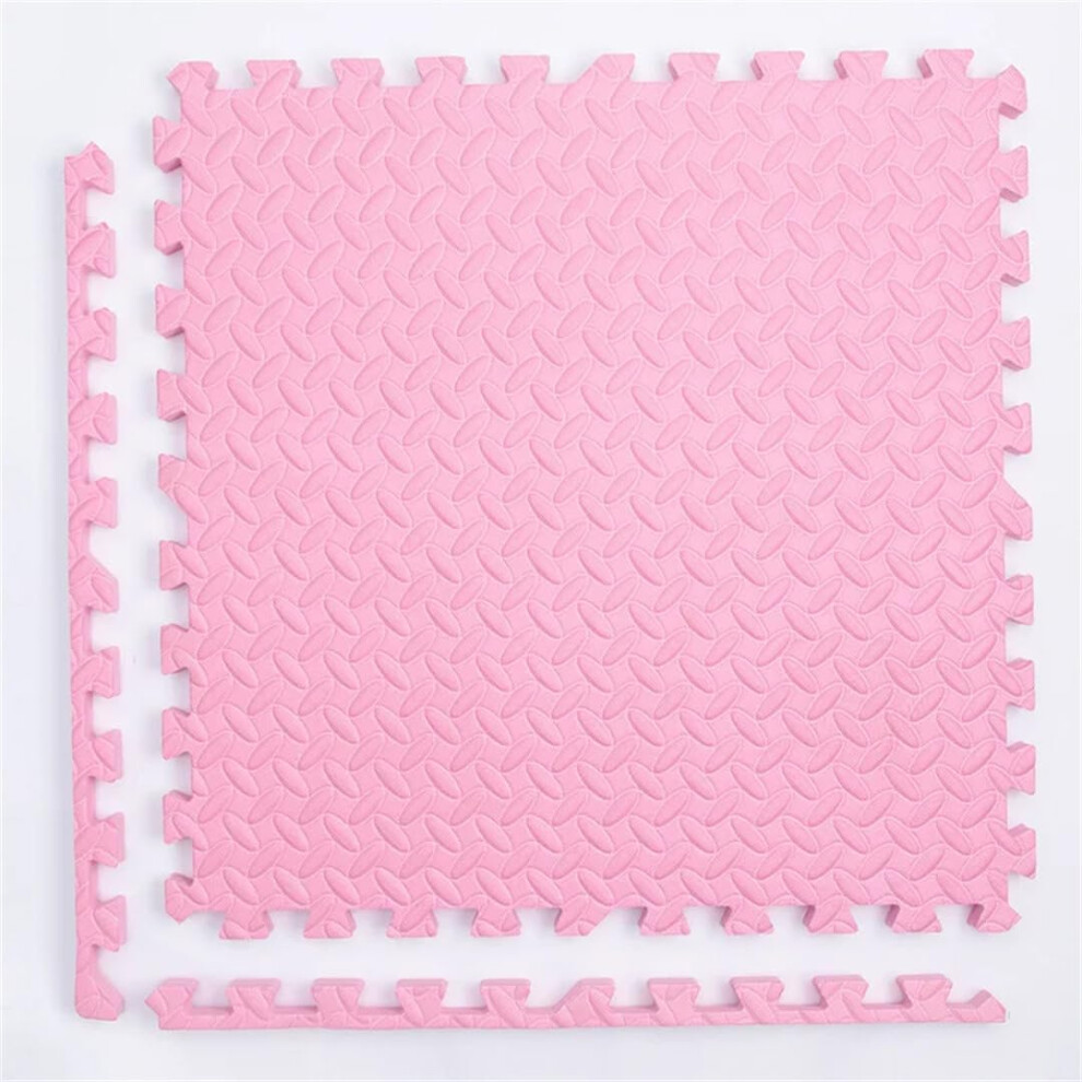 32Pcs Foam Puzzle Floor Mat for Kids, Solid Color Interlocking Play Mat, Soft Tiles for Playroom