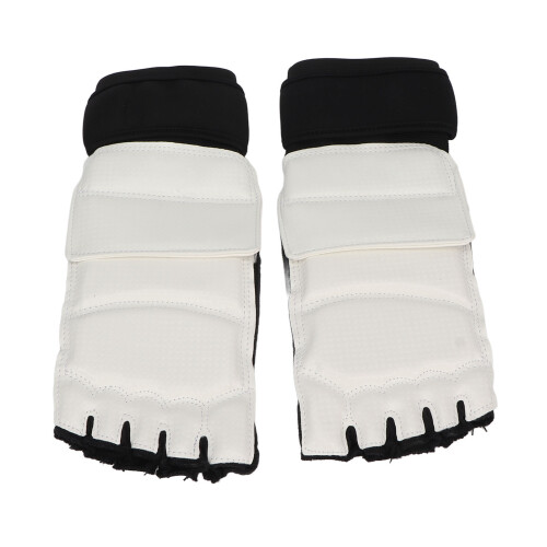Adjustable Boxing Foot Protector M 30-35 PU Leather Elastic Sparring Guard