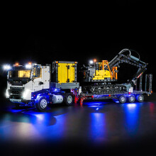 LED Light Kit for  and Volvo FMX Truck 42175 and EC230 Excavator, Creative Easy Plug Lighting Set, Standard Version