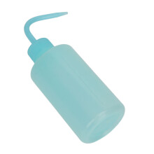 6 pezzi da 250 ml Bottiglie di Lavaggio Blue Squeeze per inchiostro per tatuaggi e pulizia, bocca stretta