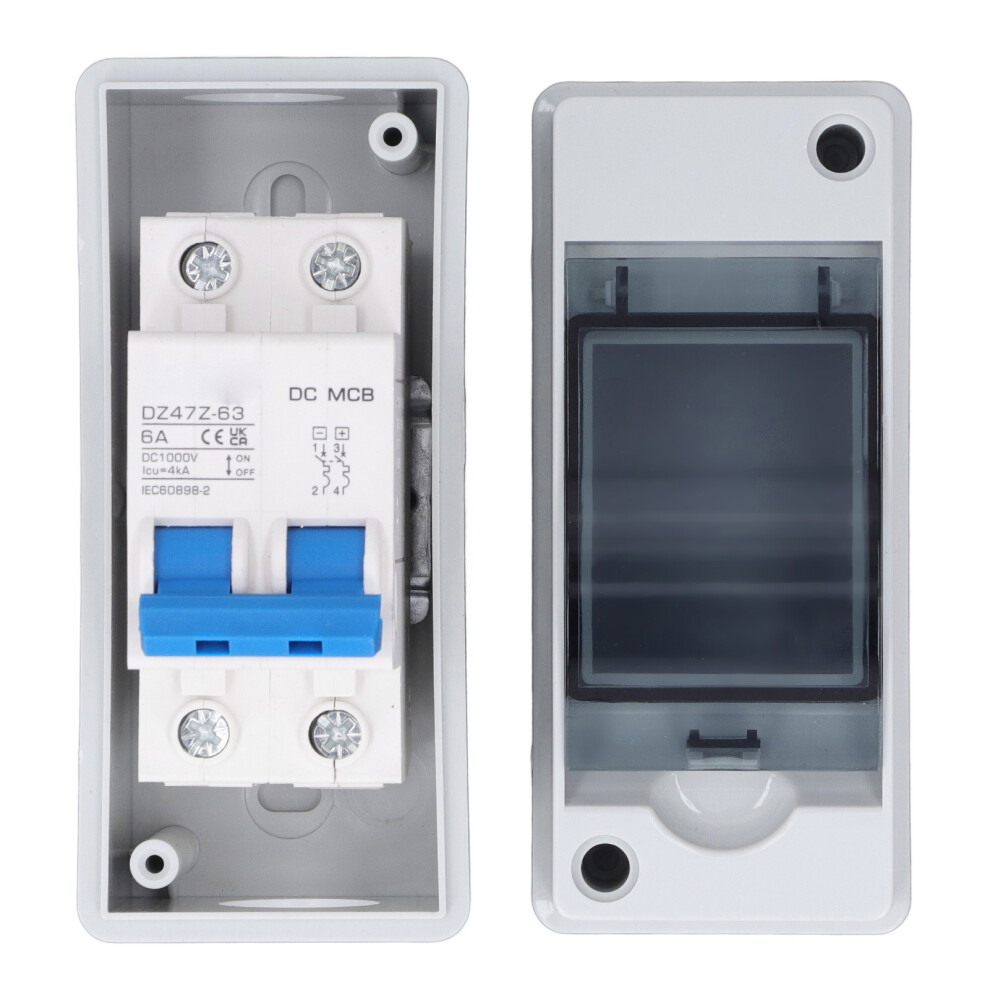 Dc 1000V Ip65 Waterproof Miniature Circuit Breaker Isolator Switch 6A 6931389584291