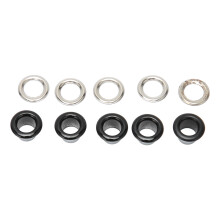 500 Sets Grommet-Set 6mm Rundkupfer für Schuhe, Taschen & DIY Schwarz