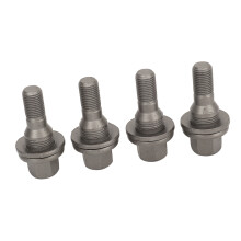 Set di 4 bulloni ruota a testa esagonale da 17mm per veicoli Peugeot, compatibili con cerchioni in lega