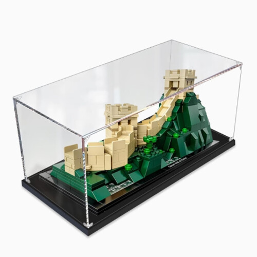 Display Case for  21041 The  Wall, Transparent Dustproof Acrylic Box 2mm Thickness