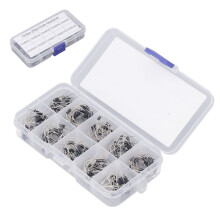 Set di diodi rettificatori assortiti 200 pezzi 1N4001-1N4007 + 1N5819 per manutenzione