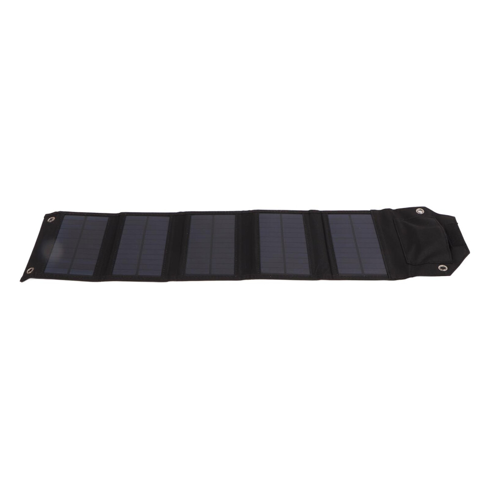 21W Portable Solar Charger 5V 3A Foldable Ip67 Waterproof Black 3551389585529