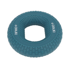 Dark Green Silicone Hand Grip Strengthener 20-30LB for Exercise & Therapy