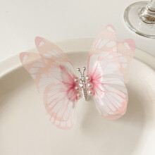 (2) Pinces à Cheveux Papillon Élégantes Femme Strass