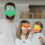 12-Piece Multicolour Forest Animal Masks Plastic with 6