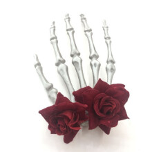 (Red) Gothic Rose Hairpin - Devil Claw Cosplay Accessory