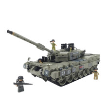WW2 Military Tank Building Blocks Leopard Heavy Tank Set Realistic Design Compatible Brick System